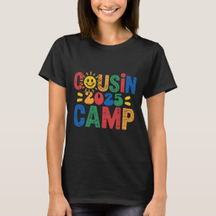 Camiseta Acampamento de Primos 2025 Acampamento Fogueira Fé