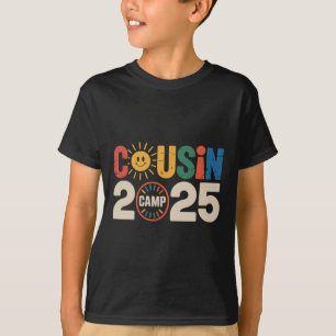 Camiseta Acampamento de Primos 2025 Acampamento Fogueira Fé
