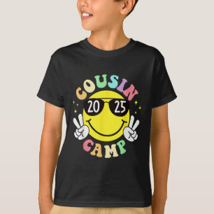 Camiseta Acampamento de Primos 2025 Acampamento Fogueira Fé