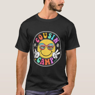 Camiseta Acampamento de Primos 2025 Equipe Divertida de Aca