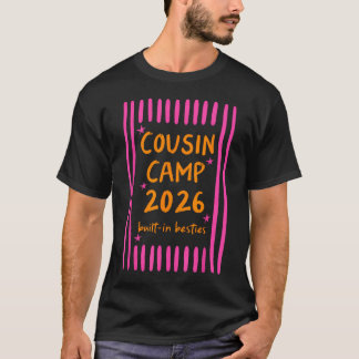 Camiseta Acampamento de Primos 2026 Amizades Internas de Ac