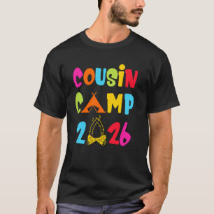 Camiseta Acampamento de Primos 2026 Família Avó Avô Férias