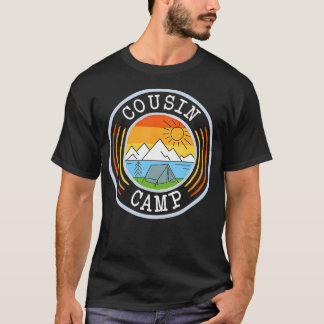 Camiseta Acampamento de Primos Acampante Equipe de Acampame