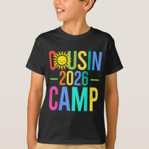 Camiseta Acampamento de primos férias de verão da família c