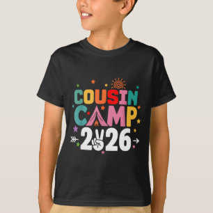 Camiseta Acampamento de primos vida de verão é melhor pelo