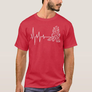 Camiseta Acampamento de pulsação de Campfire 3