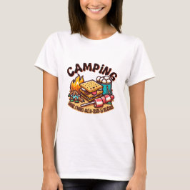 Camiseta acampamento de smores