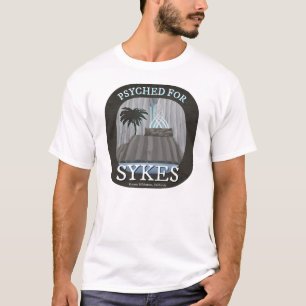 Camiseta Acampamento de Sykes, fuga de Ridge do pinho, Hot