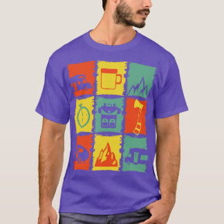 Camiseta Acampamento de uma Camper