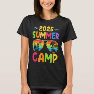 Camiseta Acampamento de Verão 2025 Férias de Verão 2025 Fam