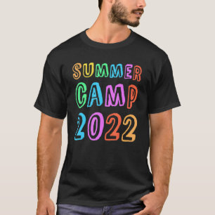 Camiseta Acampamento de Verão de 2022 Para Amigos e Companh