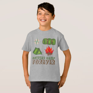 Camiseta Acampamento de Verão para sempre comover Slebot Fi