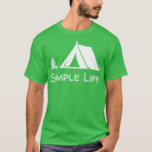Camiseta Acampamento de vida simples