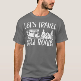 Camiseta Acampamento deixa Viagem novas estradas