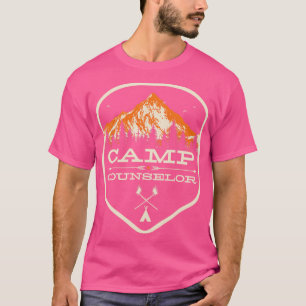Camiseta Acampamento Design do Conselheiro do Camp Funciona