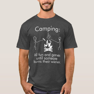 Camiseta Acampamento Divertido com Dito Tudo Diversão e Jog