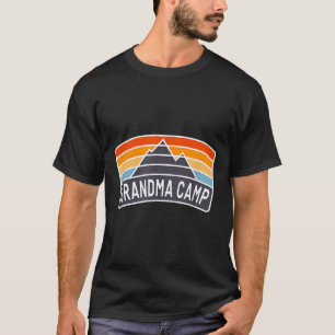 Camiseta Acampamento Divertido da Vovó Pernoite Acampamento