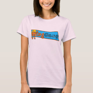 Camiseta acampamento do blogue orgânico