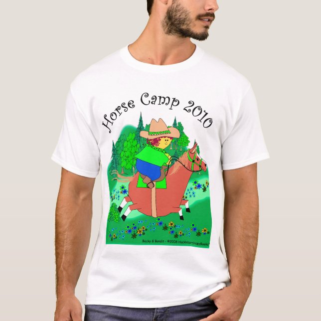 Camiseta Acampamento do cavalo (Frente)