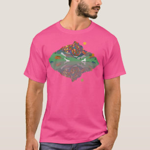 Camiseta Acampamento do Magic Rainbow Candy Mountain