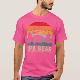 Camiseta Acampamento Do Urso Do Vintage Amante de os animai