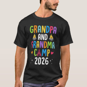 Camiseta Acampamento dos Avós 2026 Férias de Verão de Campi