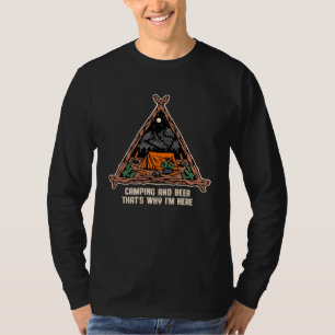Camiseta Acampamento e Cerveja É Por Isso que o Acampante B