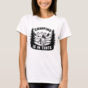 Camiseta Acampamento é em tendas
