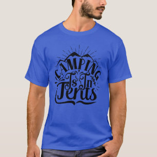 Camiseta Acampamento é em tendas familiares