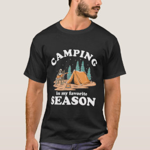Camiseta Acampamento É Minha Época Favorita Engraçada Acamp