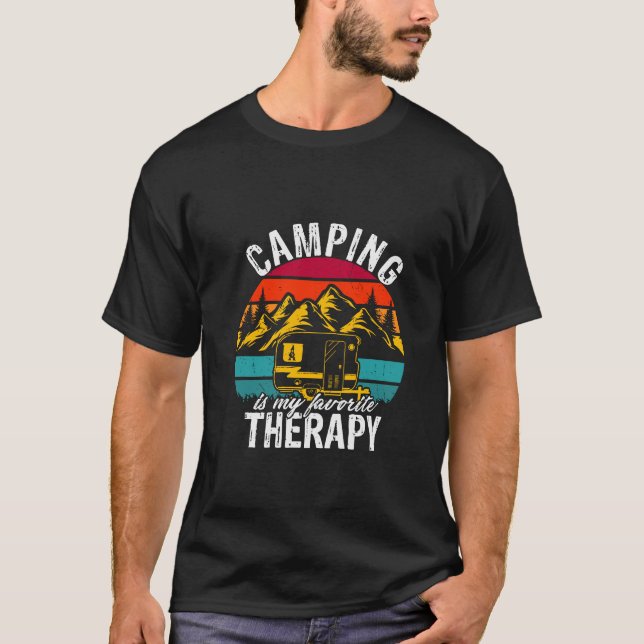 Camiseta Acampamento é minha terapia (Frente)