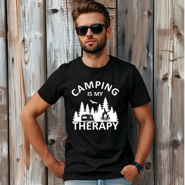 Camiseta Acampamento é o meu slogan engraçado de acampament (Criador carregado)