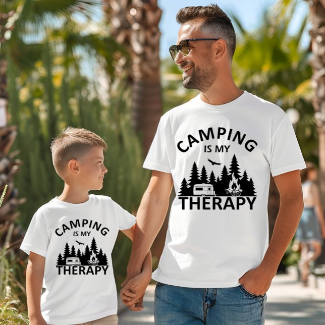 Camiseta Acampamento é o meu slogan engraçado de acampament (Criador carregado)