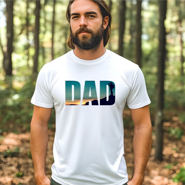 Camiseta Acampamento e pai de caminhada (Criador carregado)