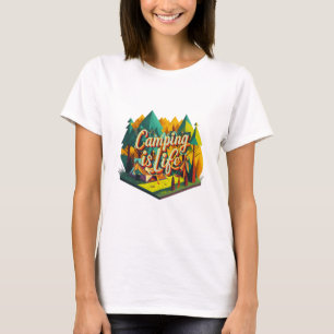 Camiseta Acampamento é Vida