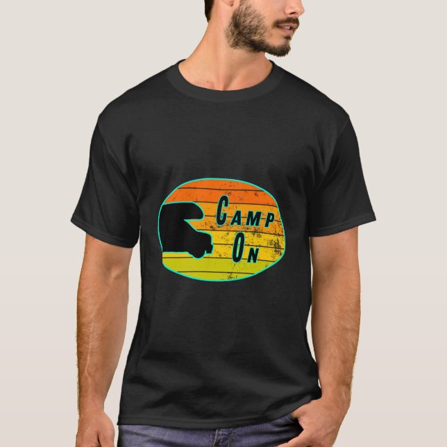 Camiseta Acampamento Em Rv E Acampamento (Frente)