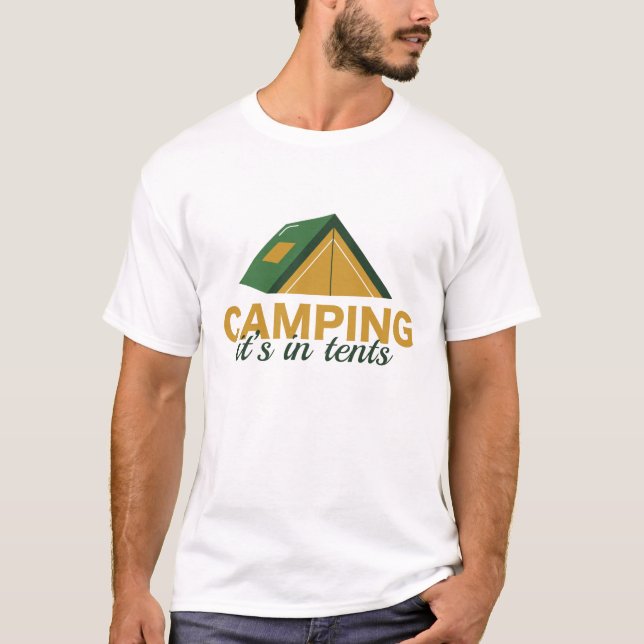 Camiseta Acampamento em tendas (Frente)