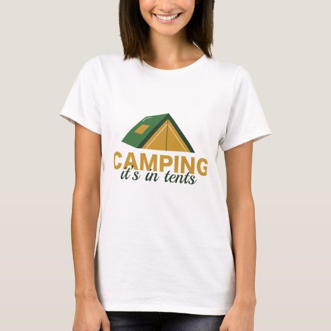 Camiseta Acampamento em tendas (Frente)