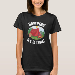 Camiseta Acampamento em tendas