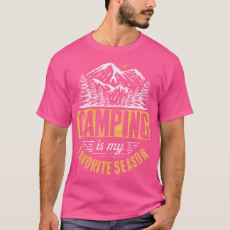Camiseta Acampamento Engraçado Camp Exterior Favorito