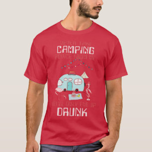 Camiseta Acampamento Engraçado de Presente de Vacinação