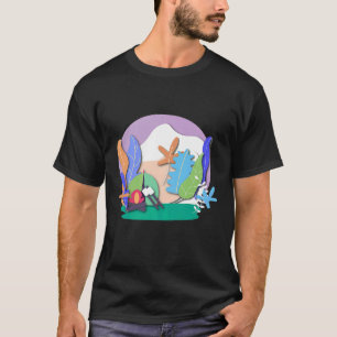 Camiseta Acampamento Engraçado E Bonito Ao Exterior