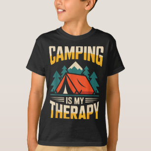 Camiseta Acampamento engraçado é minha terapia