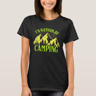 Camiseta Acampamento Engraçado Está Na Ideia Do Excelente D