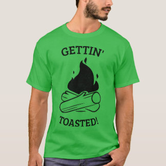 Camiseta Acampamento engraçado Gettinoasted