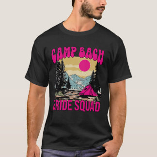 Camiseta Acampamento Equipe da Noiva da Despedida de Soltei