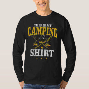 Camiseta Acampamento Este É O Meu Acampamento