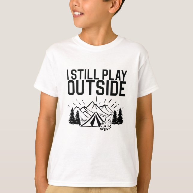 Camiseta Acampamento - Eu Ainda Toco Lá Fora (Frente)