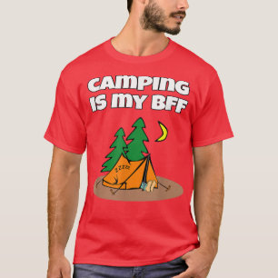Camiseta Acampamento Feliz De Campanha Engraçado É Meu Camp