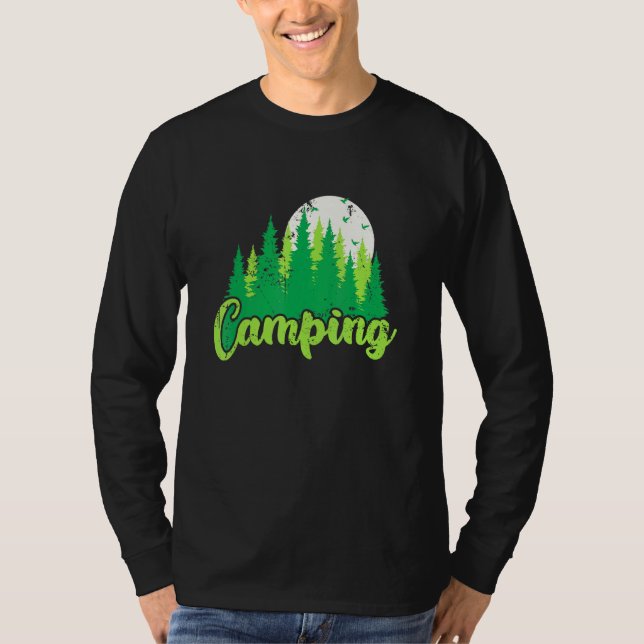 Camiseta Acampamento Floresta Camping (Frente)